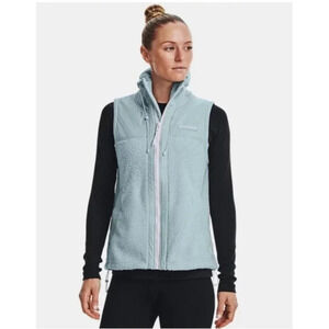 Under Armour Women’s UA Mission Boucle Fleece/Nylon Vest  Size XL